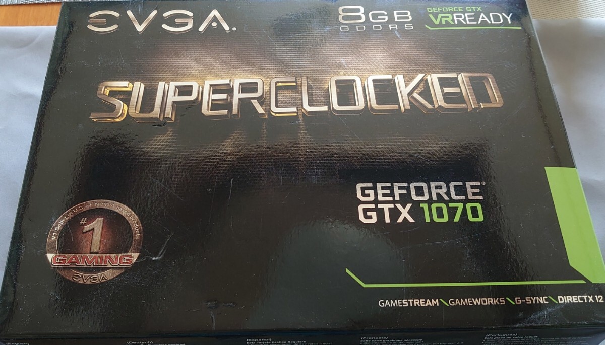 【概要欄必読】【地味レア】【現状品】EVGA GeForce GTX 1070 Super clocked グラフィックボード_画像1