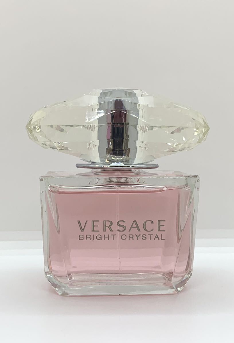 (OH1138B) 1円スタート！☆未使用・美品☆ VERSACE BRAGHT CRYSTAL/ベルサーチ ブライトクリスタル 90ml　オードトワレ 香水 箱付き_画像2