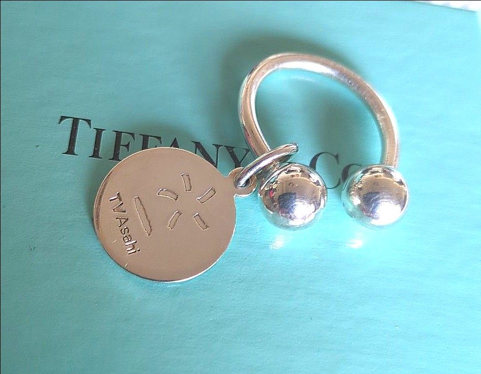 希少 TIFFANY&Co ティファニー シルバー925 キーリング チャーム 希少 TIFFANY&Co ティファニー シルバー925 キーリング チャーム