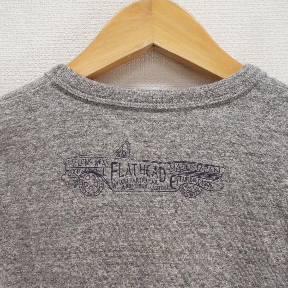 THE FLAT HEAD フラットヘッド 半袖Tシャツ ロゴ プリント 38 10116405_画像6