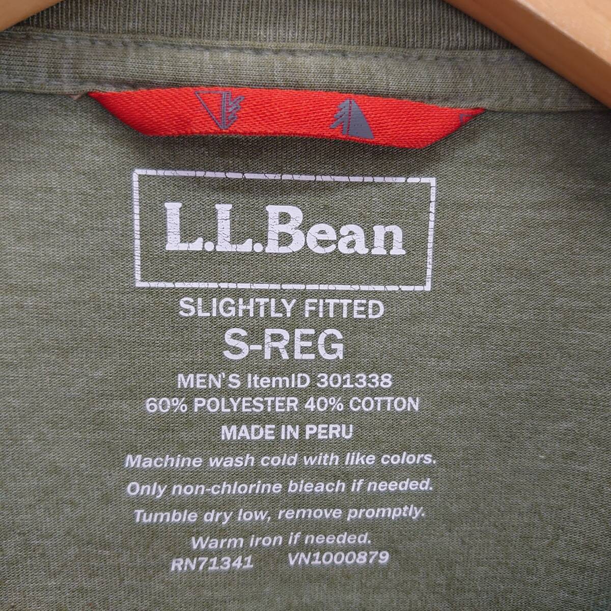 L.L.Bean エルエルビーン 半袖 プリントTシャツ メンズ ポリエステル S-REG 10097808_画像6