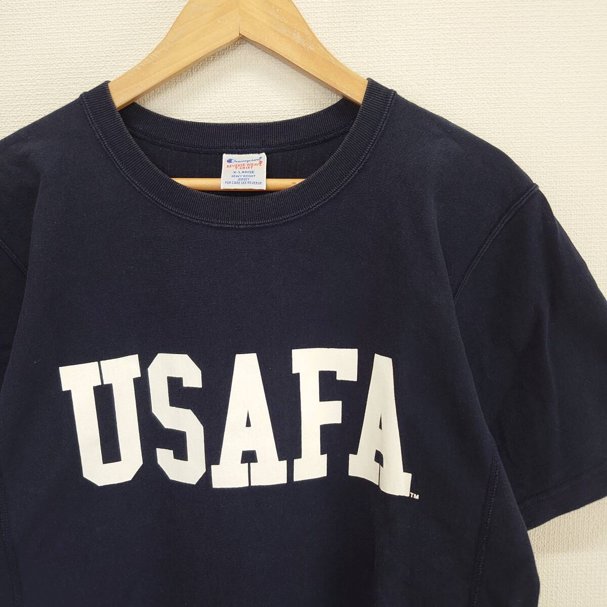 Champion チャンピオン REVERSE WEAVE リバースウィーブ C3-F371 USAFA PRINT T-シャツ 半袖 9.4oz XL 10111093_画像3