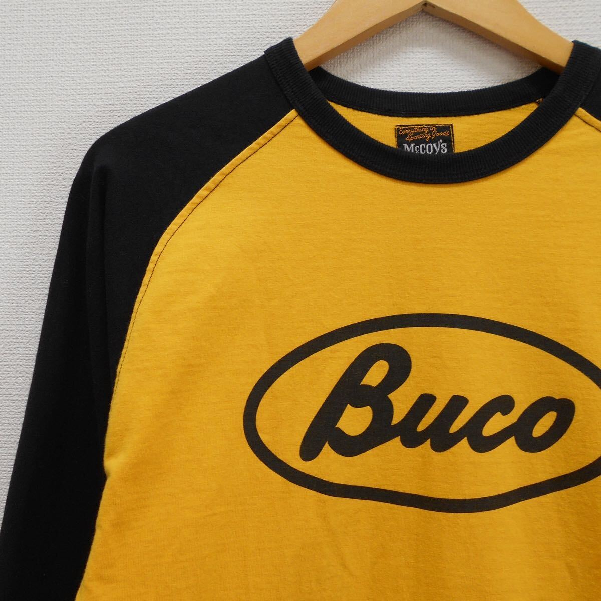 THE REAL McCOY'S リアルマッコイズ BUCO ブコ 長袖Tシャツ ロンT カットソー ロゴ プリント 38 10116628