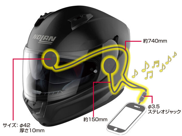  Daytona DAYTONA HD helmet speaker 2 25030