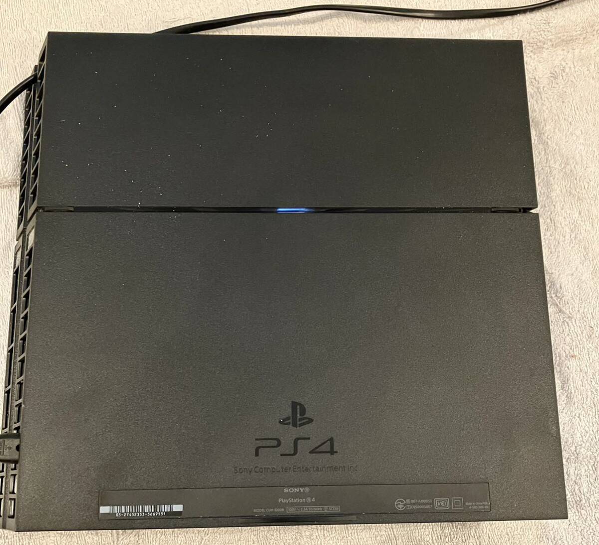 SONY ソニー PlayStation4 本体 1TB CUH-1200B プレステ4 PS4ブラック 箱付 通電確認済み 現状品_画像4