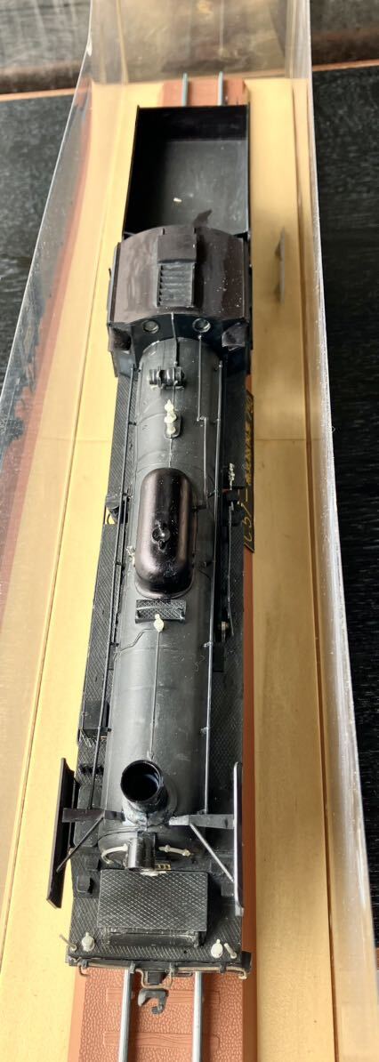 C571 C57 type Manufacturers unknown steam locomotiv model locomotive large railroad model case attaching antique retro Vintage present condition goods 