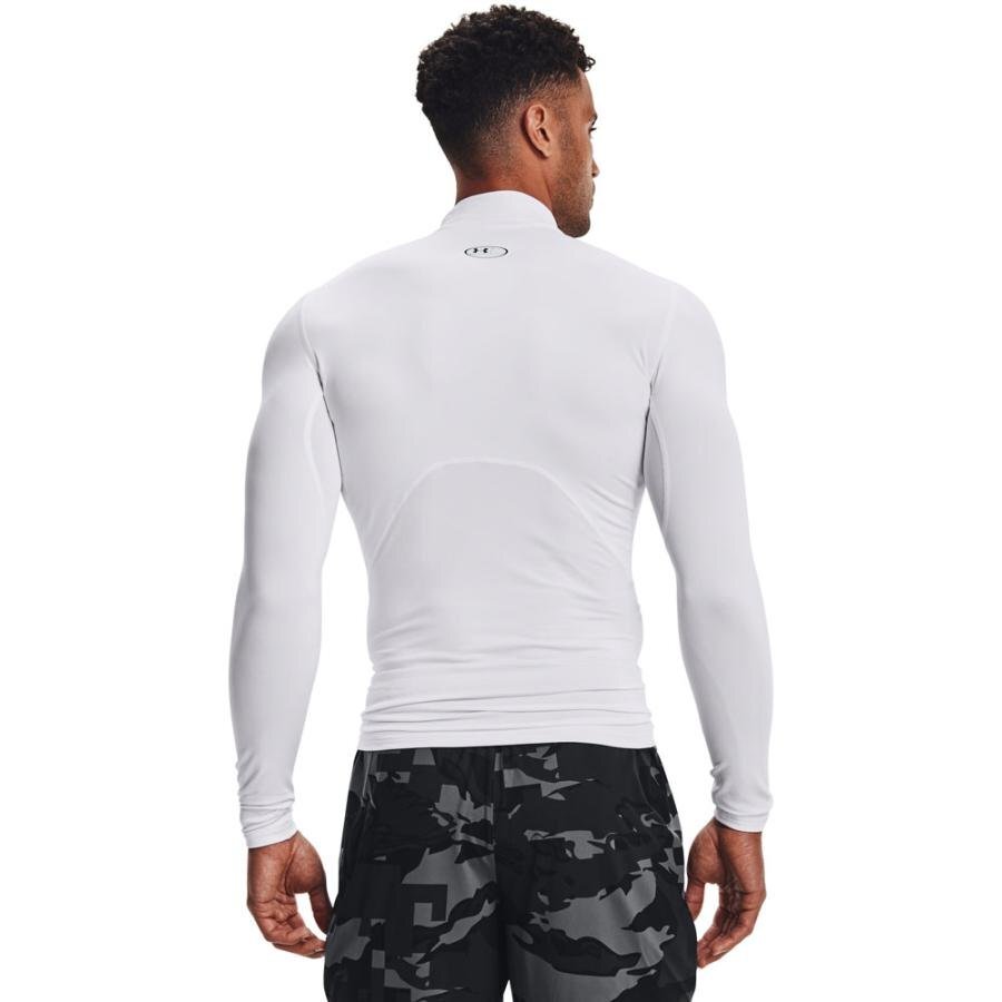 UNDER　ARMOUR 　　コンプレッション　ハイネック長袖　ホワイト 　SM　モックシャツ　55%OFF　1366072_画像4