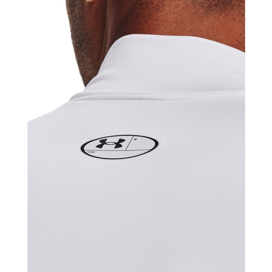UNDER　ARMOUR 　　コンプレッション　ハイネック長袖　ホワイト 　SM　モックシャツ　55%OFF　1366072_画像5