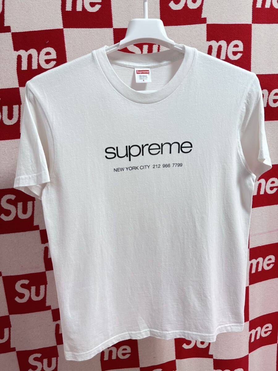 ☆超激レア☆Supreme Shop Tee White ホワイト 白 Classic Logo クラシックロゴ Tシャツ シュプリーム_画像3