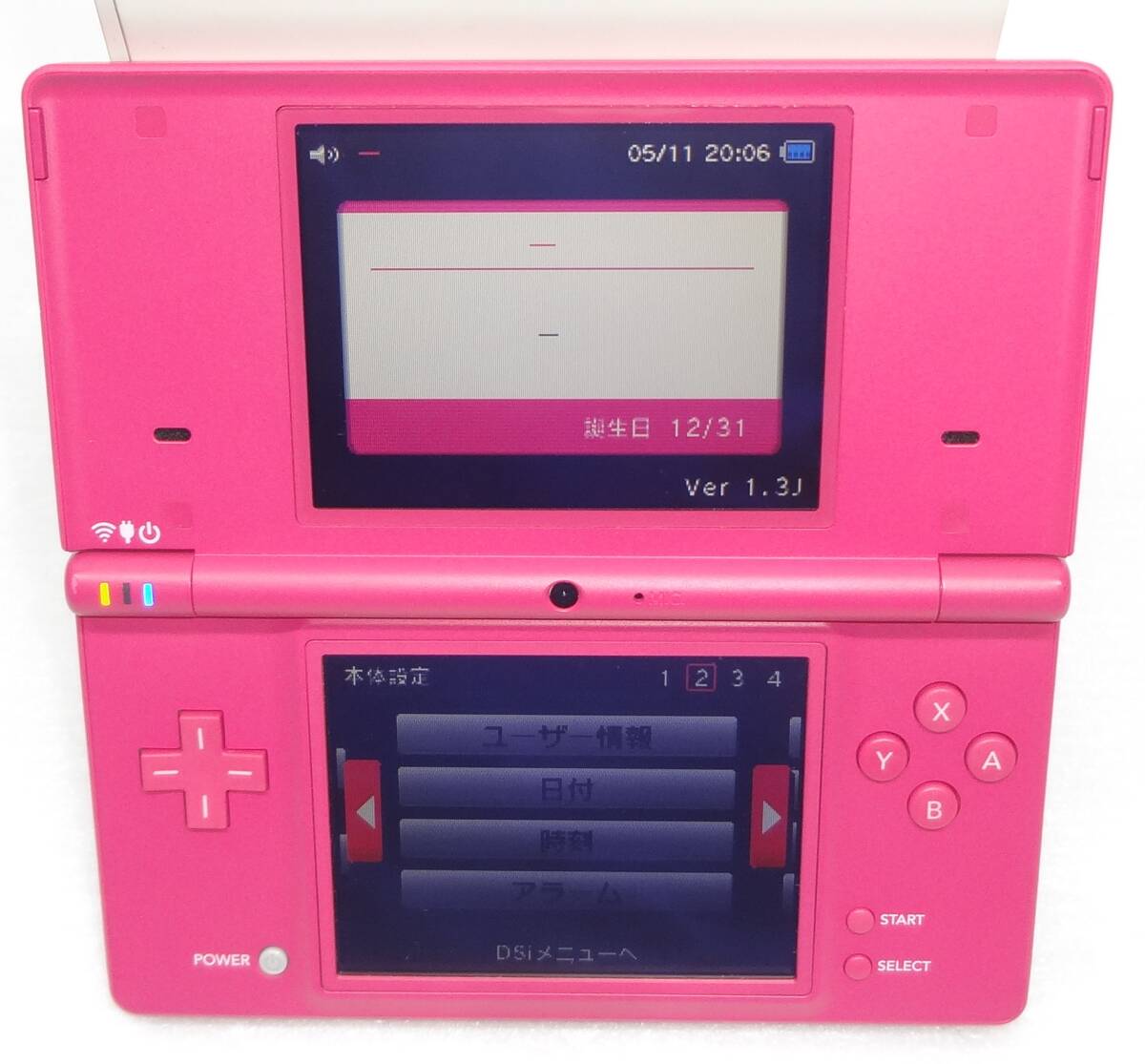 NINTENDO DSi 本体 ピンク TWL-001 _画像4