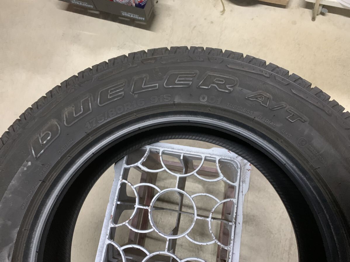 BRIDGESTONE/ブリヂストン DUELER デューラー A/T001 AT001 175/80R16 91S 1本　2019年製　ジムニー　JB64 JB23 JA22 JA11 JA71_画像2