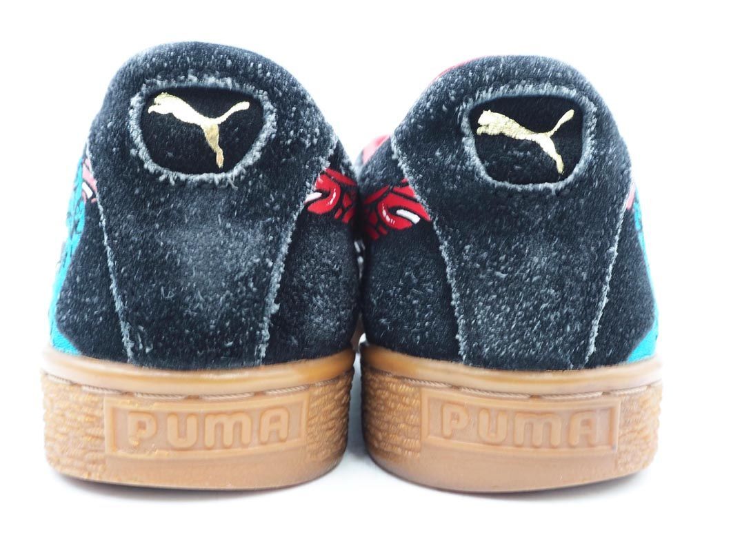 PUMA プーマ サンタクルーズ スウェード クラシック スニーカー size25/黒 ■■ ☆ eeb3 メンズ_画像4