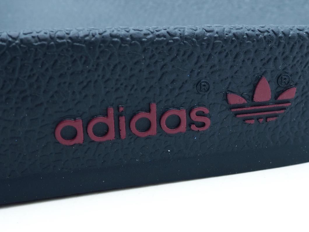 新品 adidas originals アディダスオリジナルス ADILETTE サンダル size24.5/濃紺 ■◆ ☆ eeb6 レディース_画像6