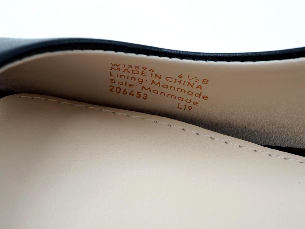 美品 COLE HAAN コールハーン バックストラップ オープントゥ パンプス size6.5(23.5cm)/黒 ■◆ ☆ eeb6 レディース_画像7