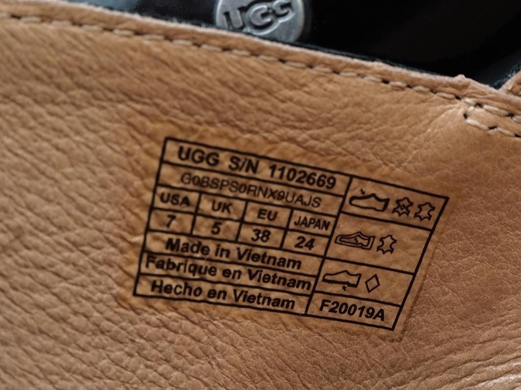 UGG Australia アグ オーストラリア 1102669 Shoshana クロス サンダル size24/黒 ■◆ ☆ eeb6 レディース_画像7