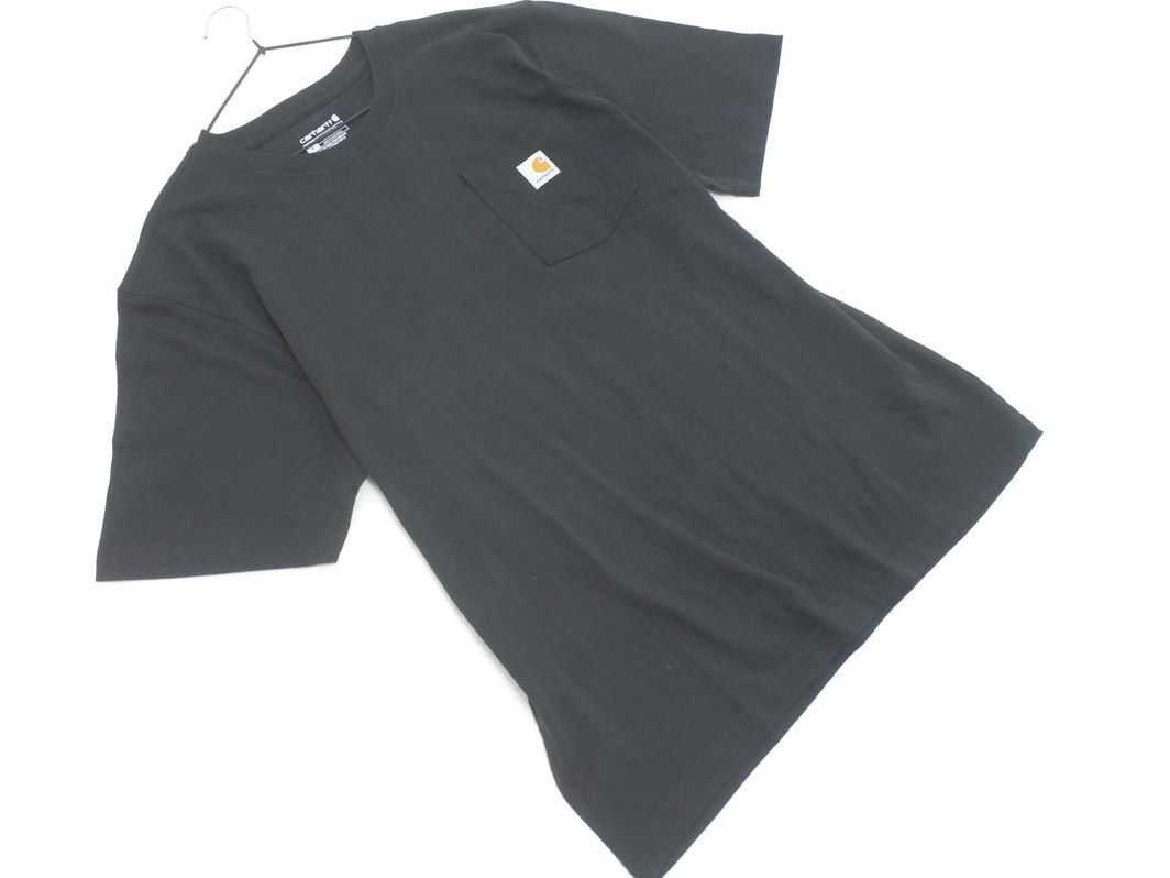 Carhartt カーハート ルーズフィット 胸ポケット Tシャツ sizeL/黒 ■◆ ☆ eea1 メンズ_画像1