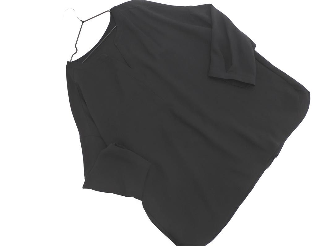  Indivi large size blouse shirt size44/ black #* * eea2 lady's 