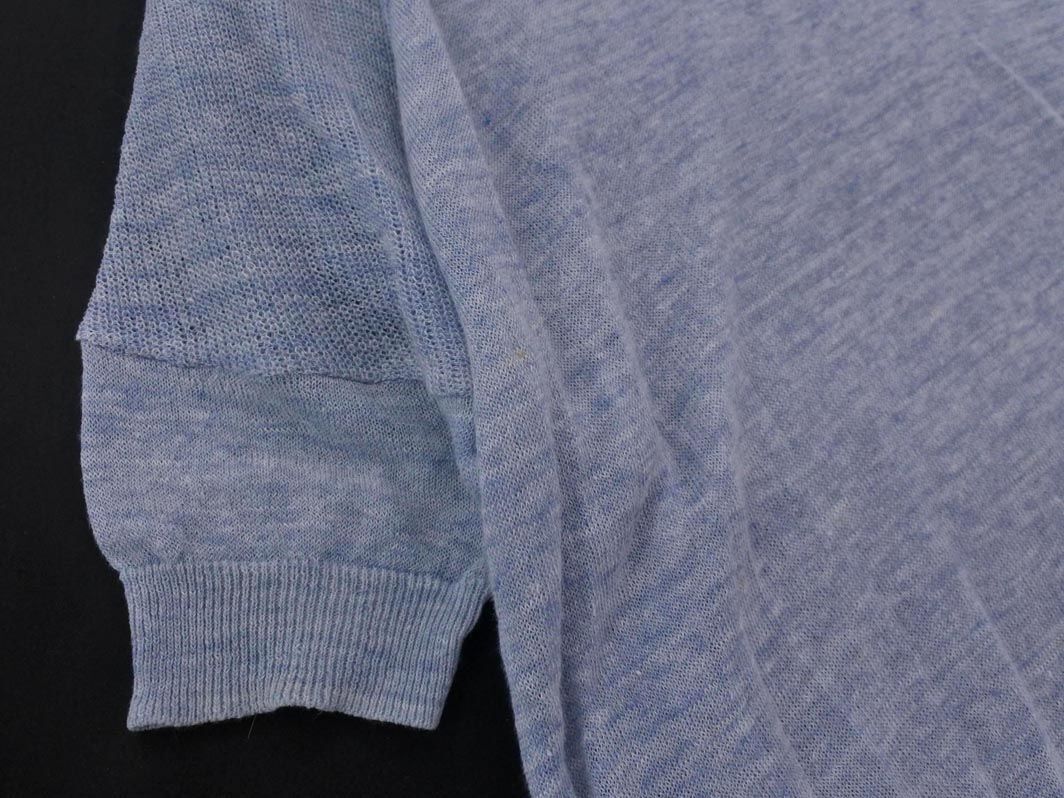 MAYSON GREY Mayson Grey linen. summer knitted sweater size2/ light blue #* * eea8 lady's 