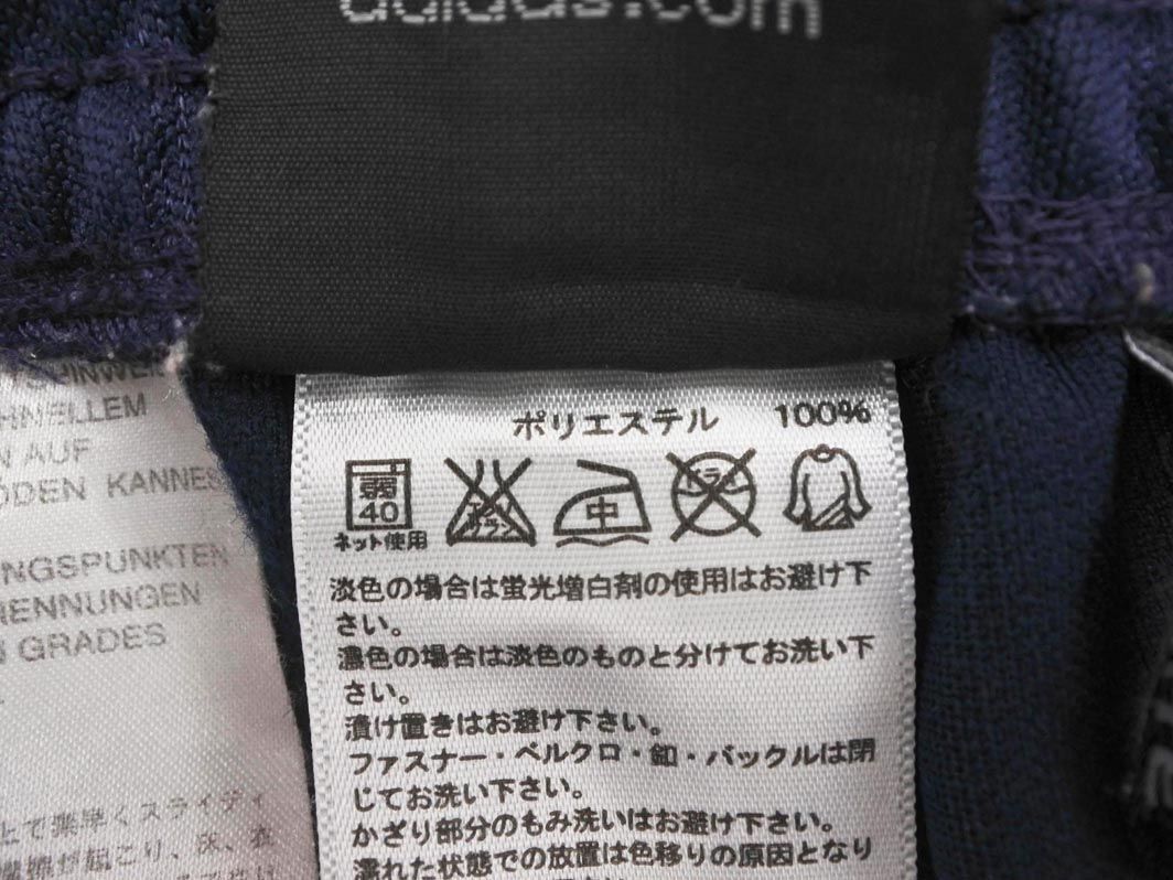 adidas アディダス ハーフ トラック パンツ sizeS/紺 ■◆ ☆ eea9 メンズ_画像7