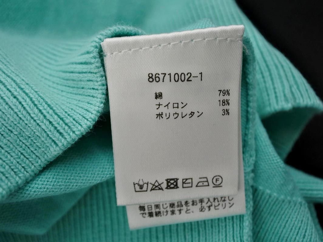 ネコポスOK Talbots タルボット サマー ニット セーター sizeM/緑 ■◆ ☆ eeb3 レディース_画像5