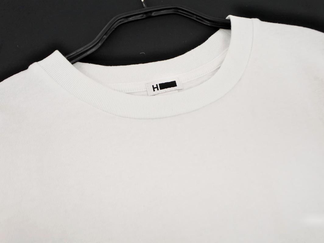  cat pohs OK UNITED ARROWS United Arrows H BEAUTY&YOUTH H beauty and Youth T-shirt sizeL/ white #* * eeb3 men's 