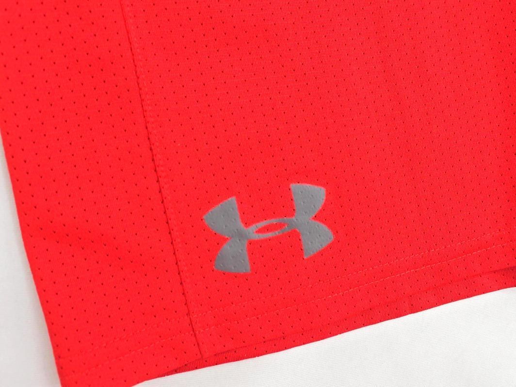 ネコポスOK UNDER ARMOUR アンダーアーマー ハーフ パンツ sizeYXL 155〜165cm/赤 ■◆ ☆ eeb3 子供服_画像3