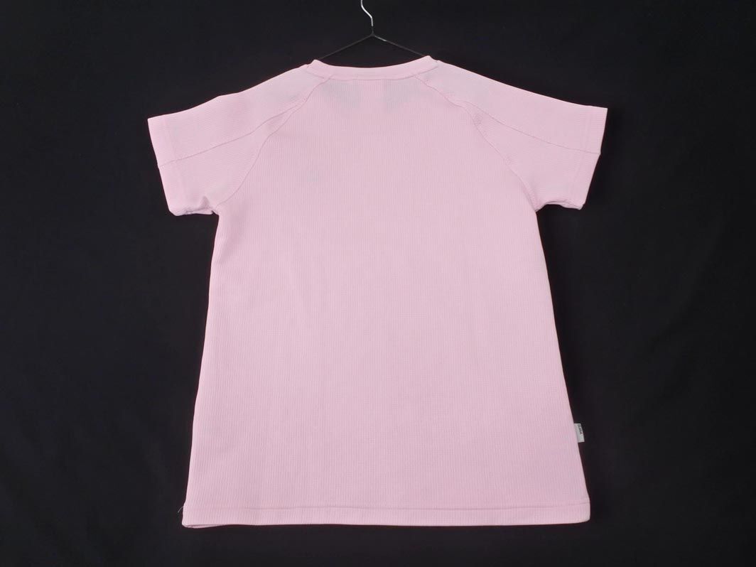 adidas Adidas Logo embroidery training wear cut and sewn sizeL/ pink #* * eeb3 lady's 