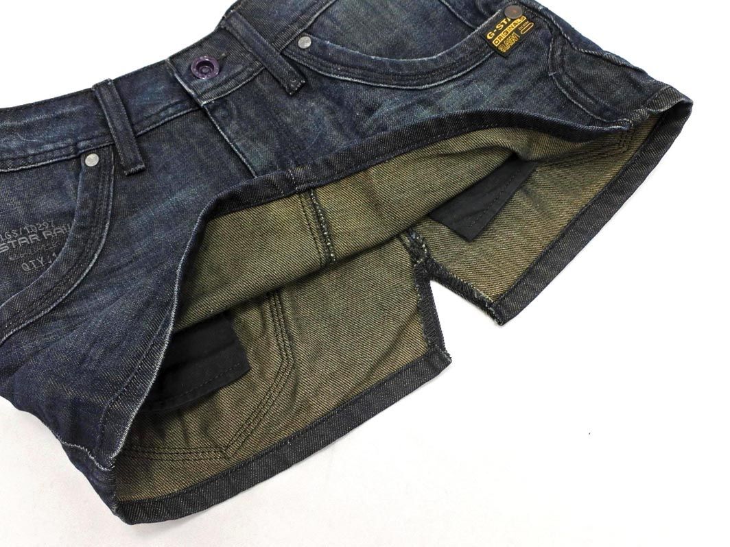 G-STAR RAW ジースターロゥ ミニ デニムスカート size25/青 ■◆ ☆ eeb4 レディース_画像3