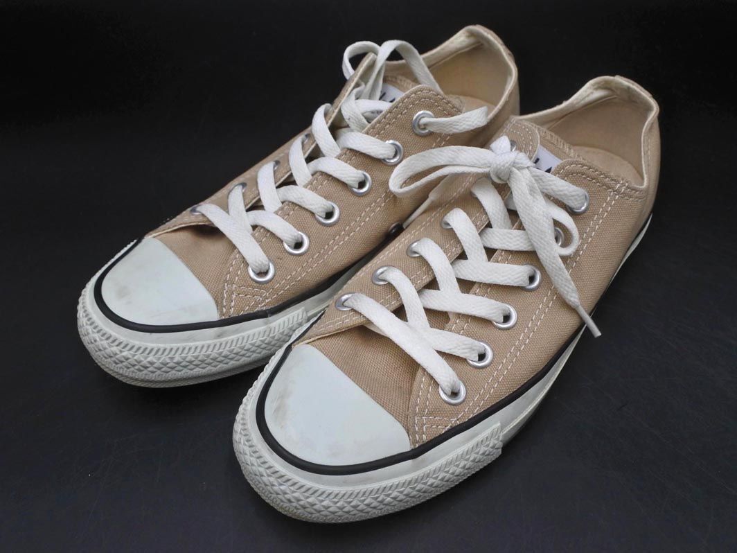 CONVERSE コンバース オールスター キャンバス ローカット スニーカー size24/ベージュ ■■ ☆ eeb5 レディース_画像1