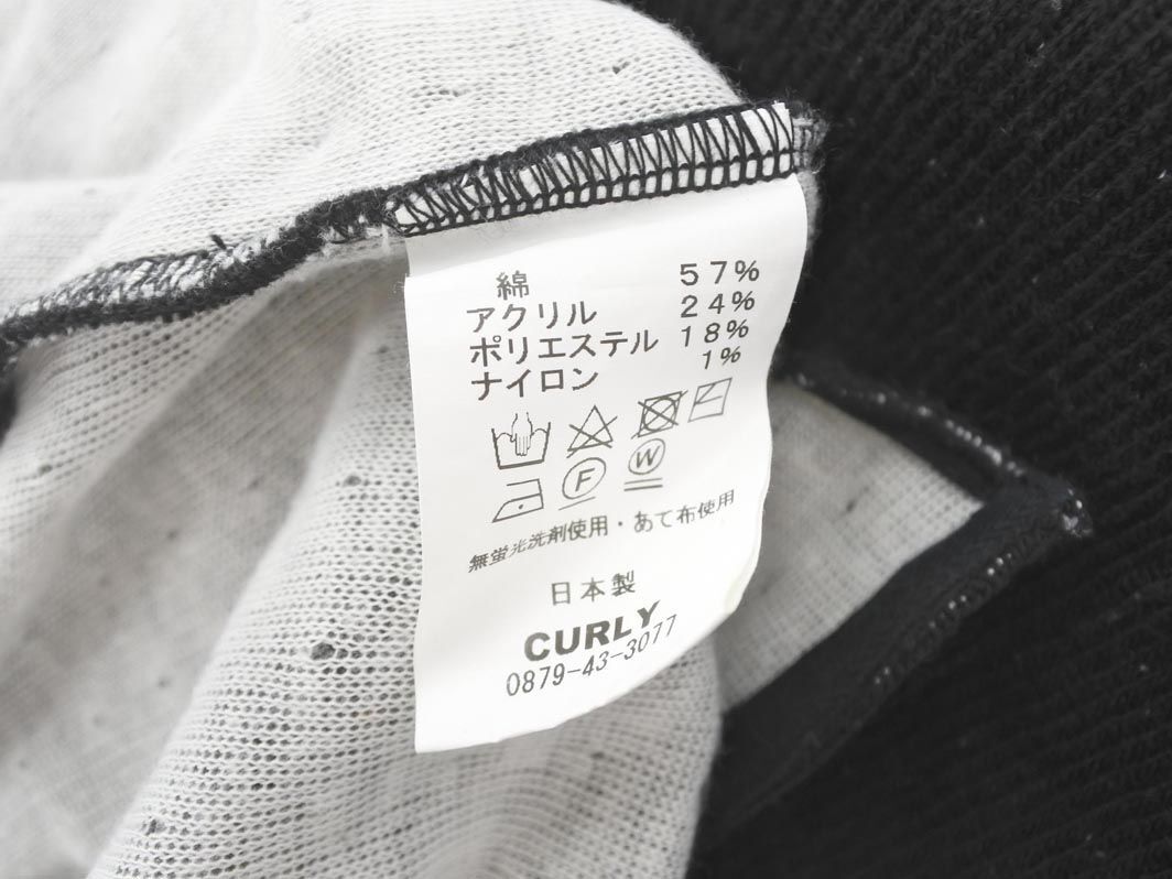 CURLY カーリー ポケット ニット セーター size1/黒 ◇■ ☆ eeb6 メンズ_画像6