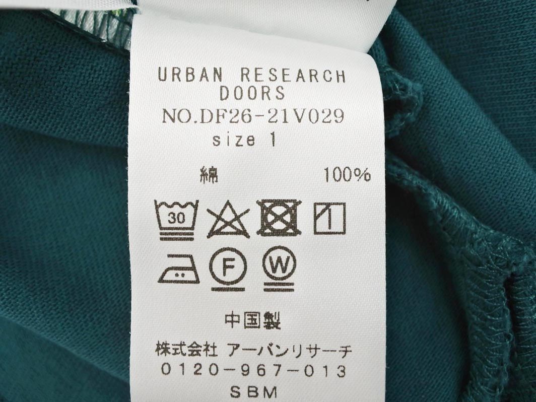 URBAN RESEARCH DOORS アーバンリサーチドアーズ FORK&SPOON Tシャツ size1/緑 ■◆ ☆ eeb6 メンズ_画像5