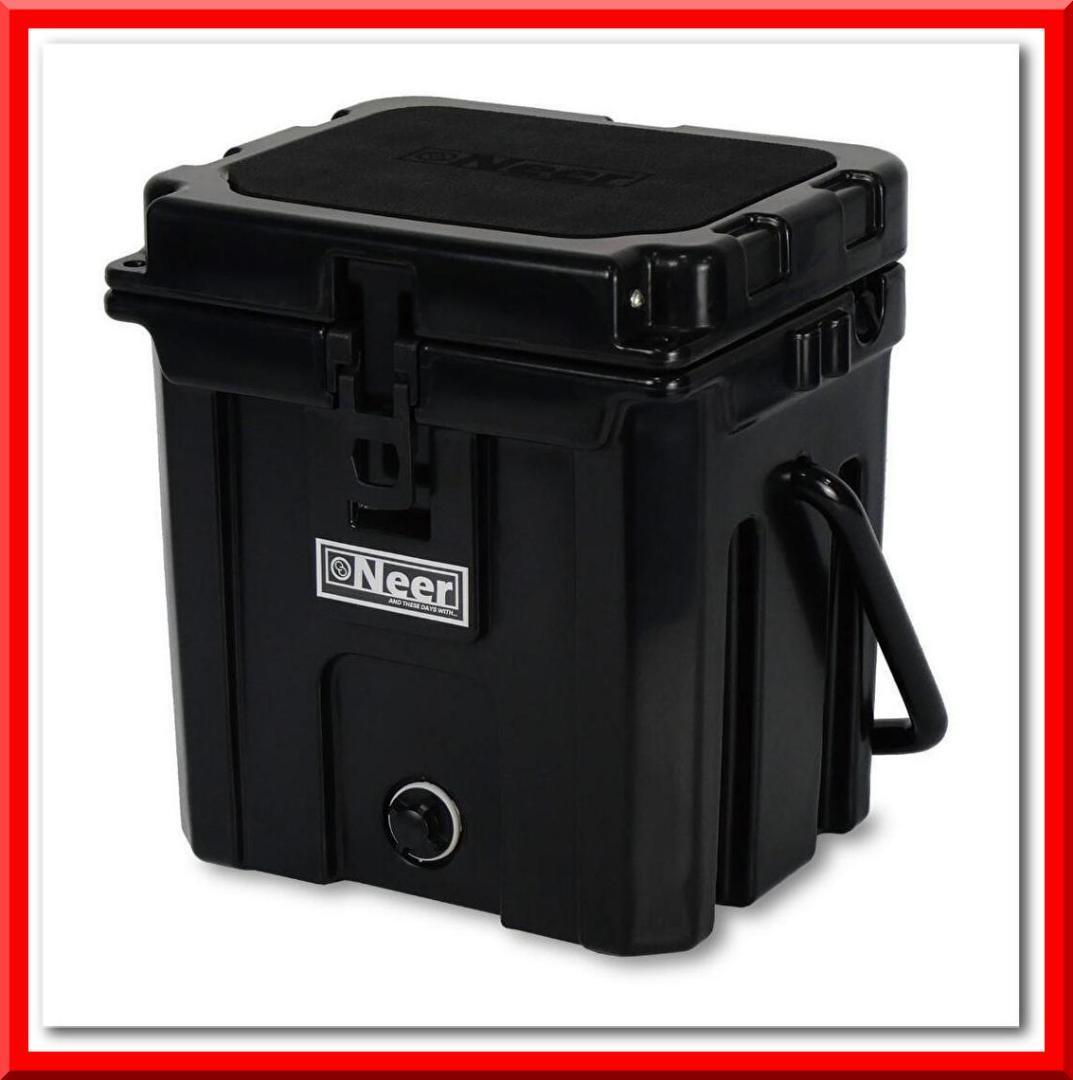 【新品】Neer グレイシャーズクーラーボックス 10QT 9.46L（ブラック）釣り