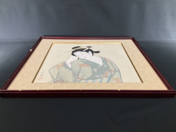 Yahoo!オークション - 真作 日本画 佐藤光園 女性図・婦人・美人 Yahoo!オークション - 真作 日本画 佐藤光園 女性図・婦人・美人