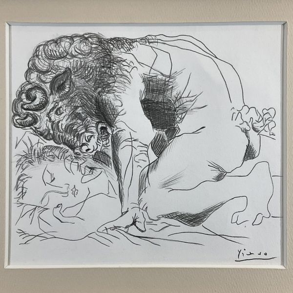  copy # pen sill .#pabro Picasso Pablo Picasso#[ Beauty and the Beast ]# amount attaching picture #1b