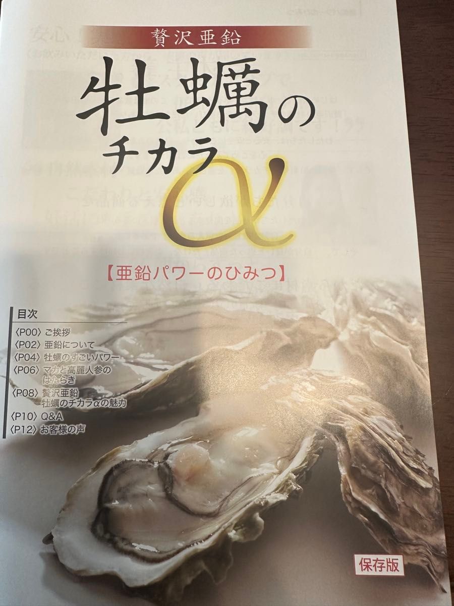 【新品未開封】牡蠣のチカラα 90粒入