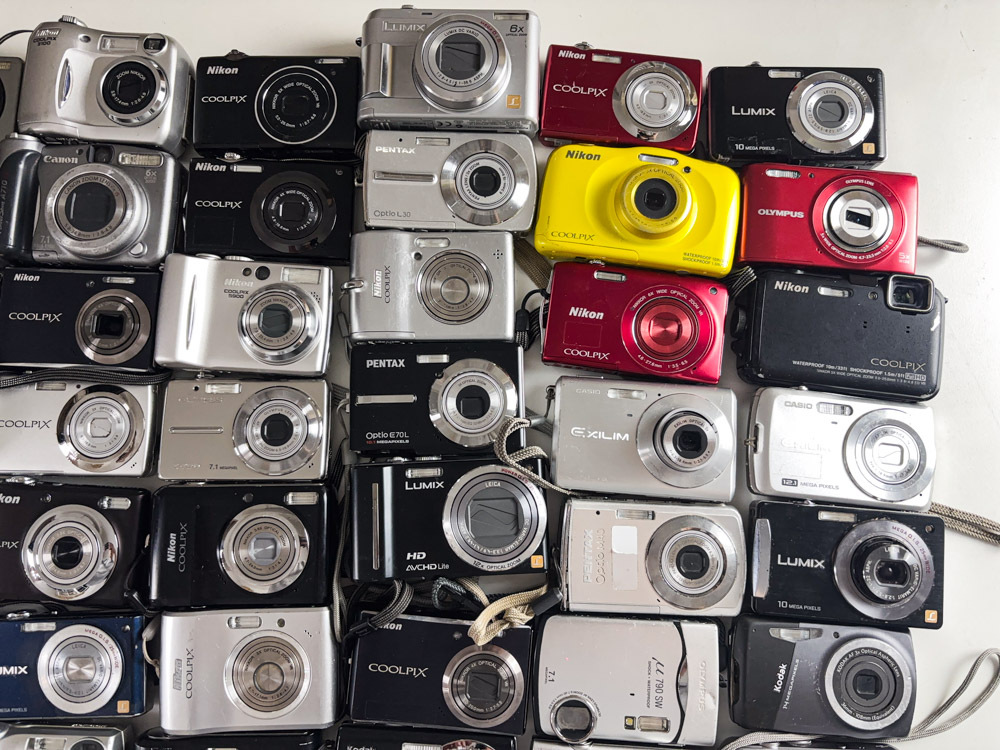 49台 現状未確認 中古品 デジカメ コンパクトデジタルカメラ 大量 まとめ売り まとめ セット CANON NIKON KODAK OLYMPUS FUJIFILM 6006_49_画像3