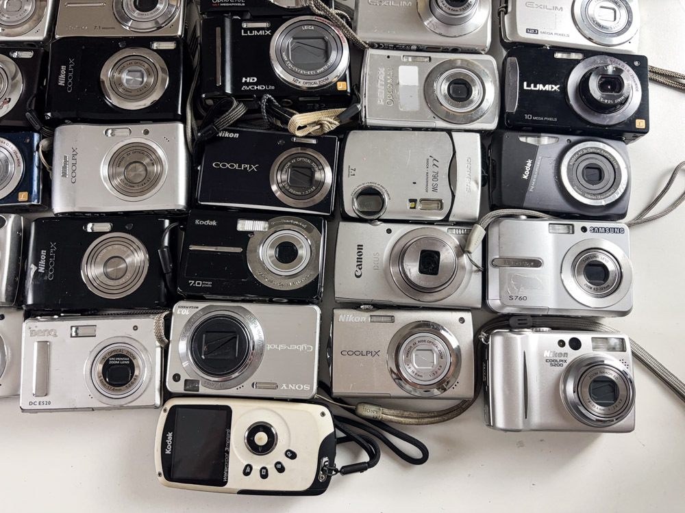49台 現状未確認 中古品 デジカメ コンパクトデジタルカメラ 大量 まとめ売り まとめ セット CANON NIKON KODAK OLYMPUS FUJIFILM 6006_49_画像5
