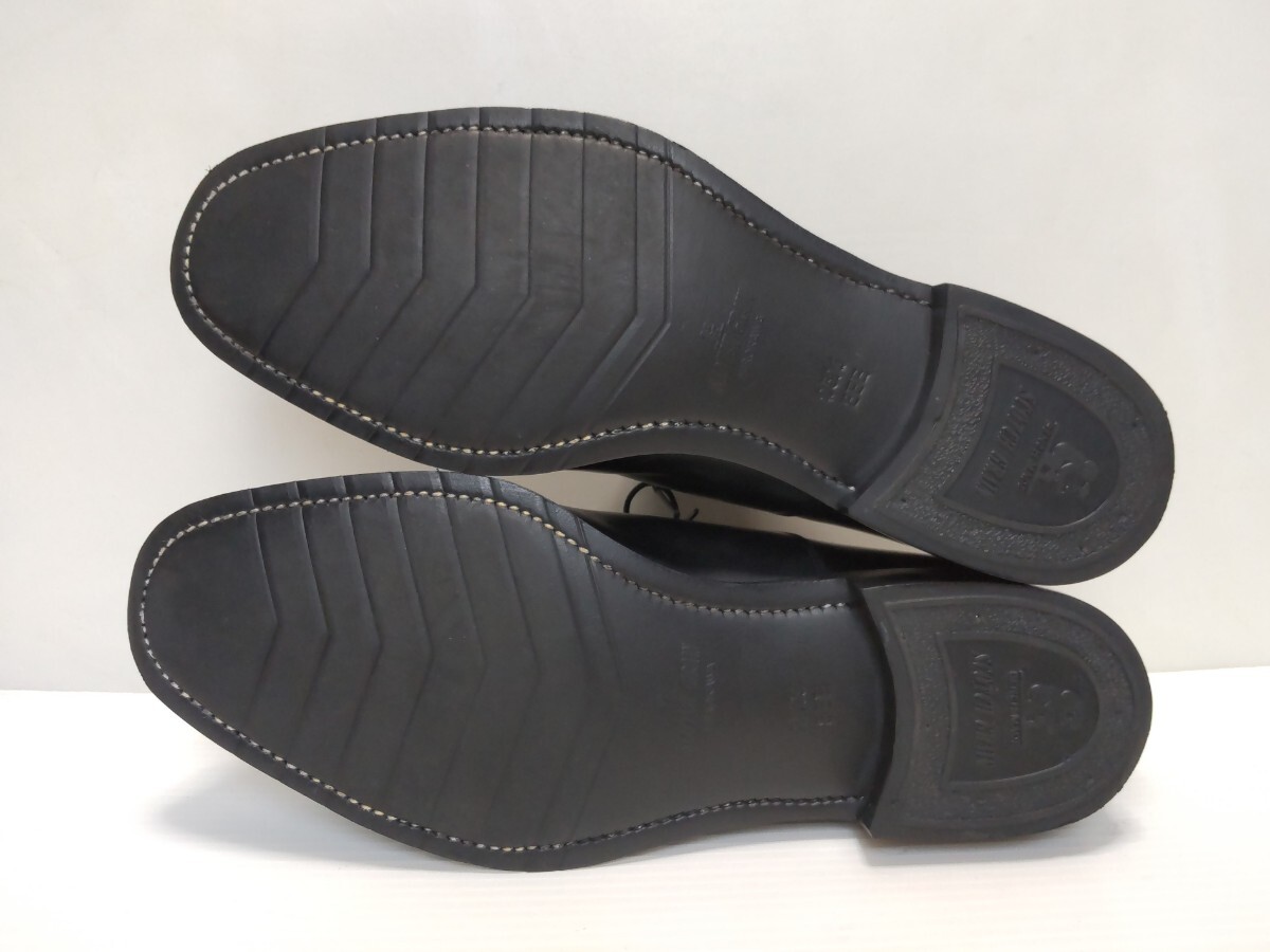 beautiful goods * Scotch gray n/SCOTCH GRAIN/ strut chip leather shoes /[OP-0536]/size:25.5/ regular price :27,000 jpy / men's business / original leather 