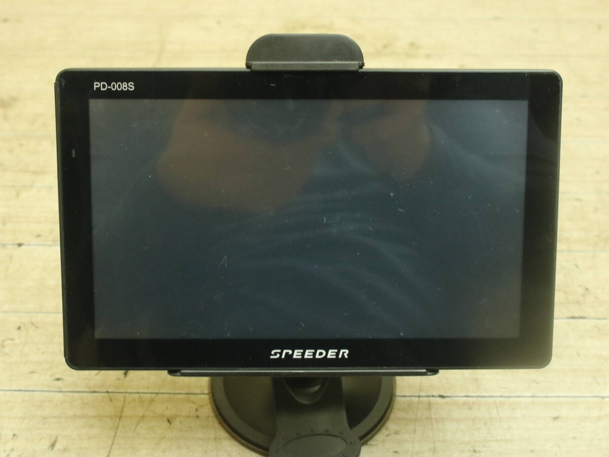 送料無料 スピーダー SPEEDER PD-008S ポータブルナビ オンダッシュ メモリーナビ 2018年_画像2