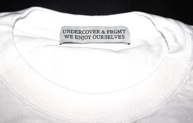 UNDERCOVER FRAGMENT DESIGN Tシャツ ホワイト 3サイズ 藤原ヒロシ 新宿伊勢丹限定 新品 未使用 アンダーカバー フラグメント 白 UC2C9814_画像4