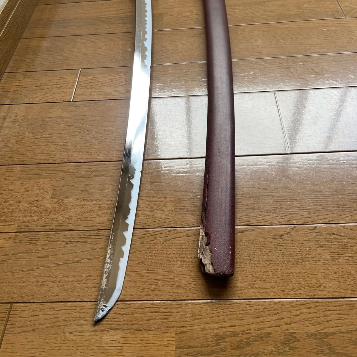 日本刀  模造刀  ジャンク品 重量感あり 侍  刀剣 レプリカ 演劇