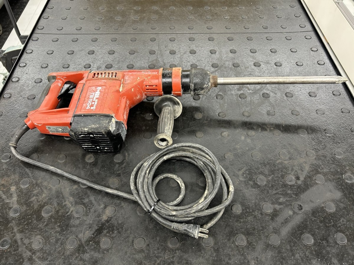 【愛知 東海店】CG743【決算大処分！4000～売切り】HILTI ロータリー ハンマドリル TE504 ★ ヒルティ ハンマードリル 斫り はつり★ 中古_画像5