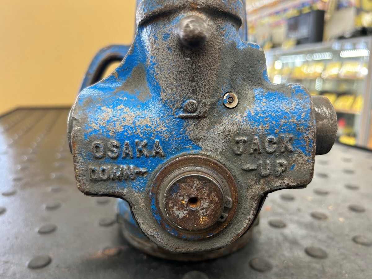 [ Aichi Tokai shop ]CG763 * Osaka jack 35t journal jack JJ3513. power 35kN * oil pressure jack tool tire car construction site * used 