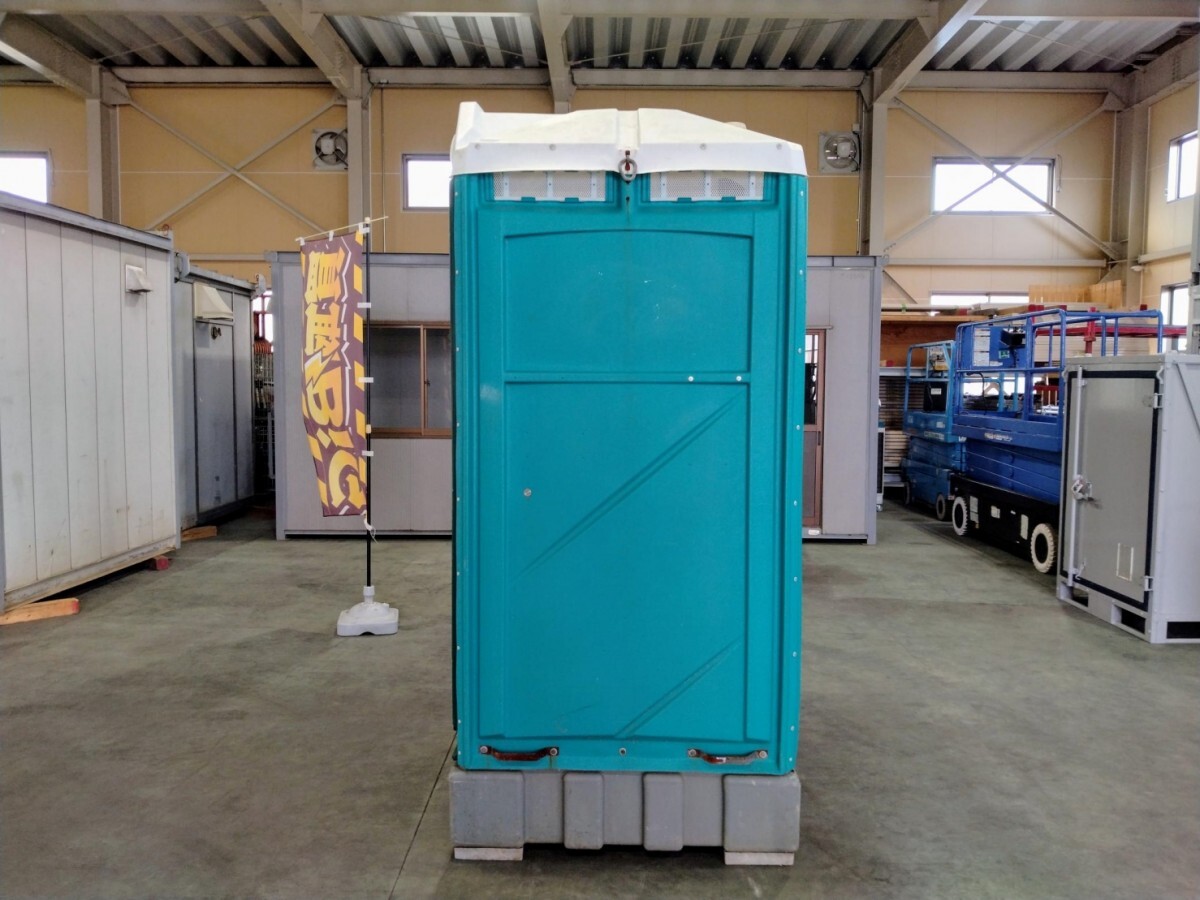 [ Aichi west tail warehouse shop ]AB604[1000~ outright sales ] satellite pump type simple flush toilet maxi m500L EW * Japanese style temporary toilet .. taking . type * used 