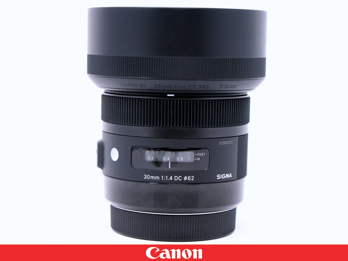 ◆◇極上美品◇Canon キャノン用 SIGMA シグマ 30mm F1.4 DC HSM Art ◇元箱完備★作画意欲を刺激する最高レベルの描写性能レンズ◇◆_画像2