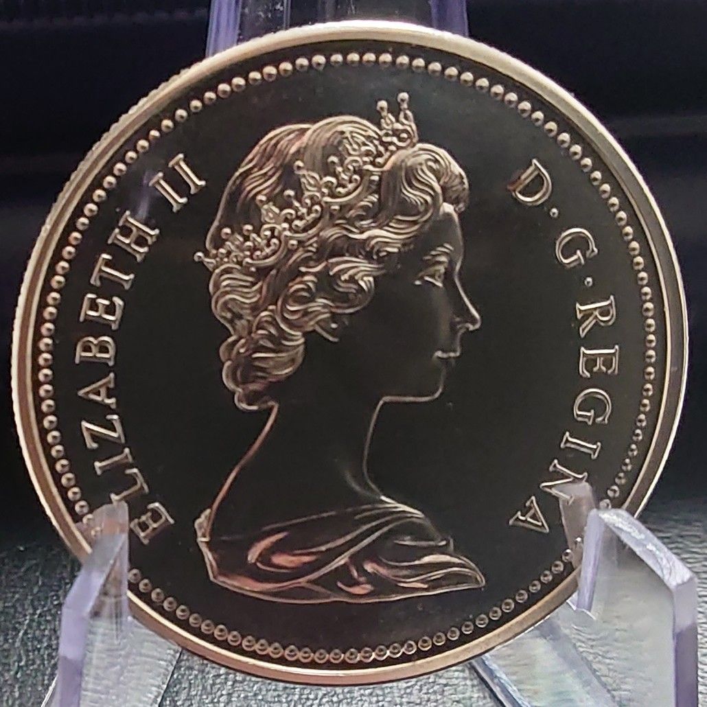 1973年 カナダ銀貨 カナダ王立騎馬警察創立100周年記念銀貨
