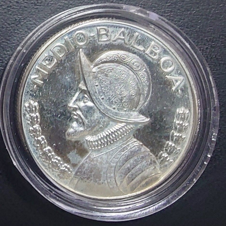 1971年 パナマ銀貨 プルーフ ハーフバルボア銀貨ほか5枚セット未使用コイン