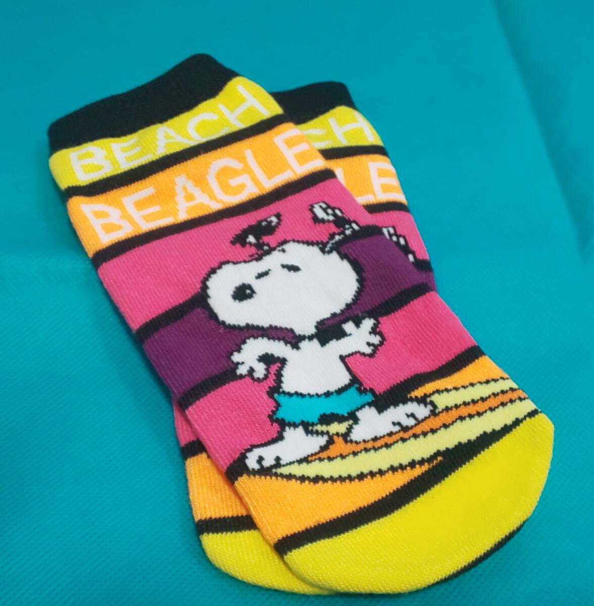 新品 スヌーピー 靴下 ⑩ SNOOPY しまむら アベイル avail くつした 23cm～25cm peanuts_画像1