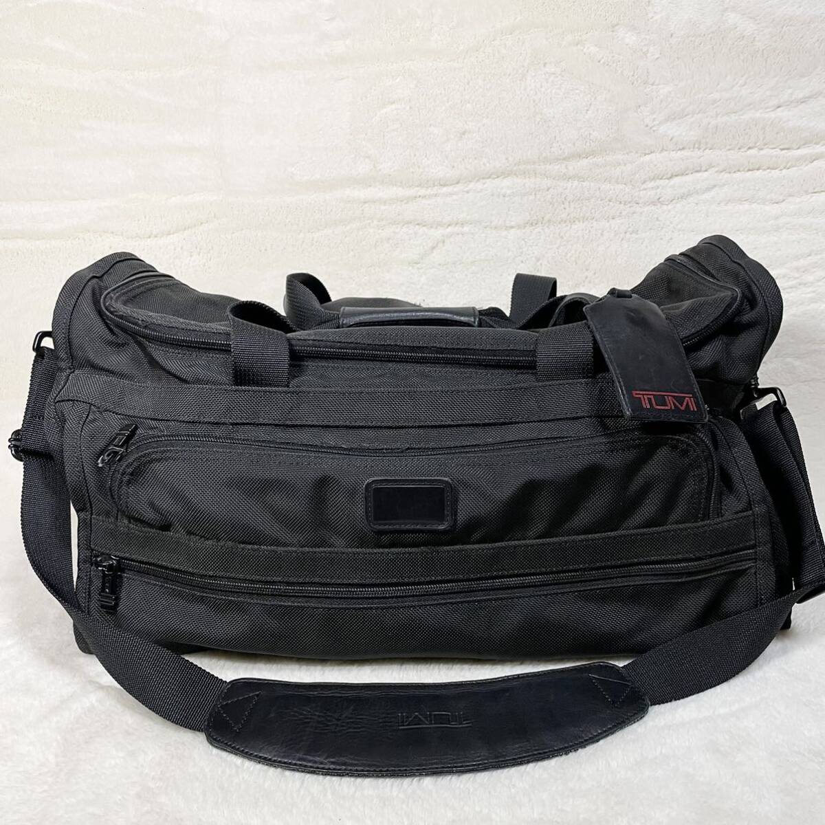 【大容量】 TUMI トゥミ ボストンバッグ 2way ビジネスバッグ ショルダー 263d3 ブラック 黒 メンズ 旅行カバン 鞄 の画像2
