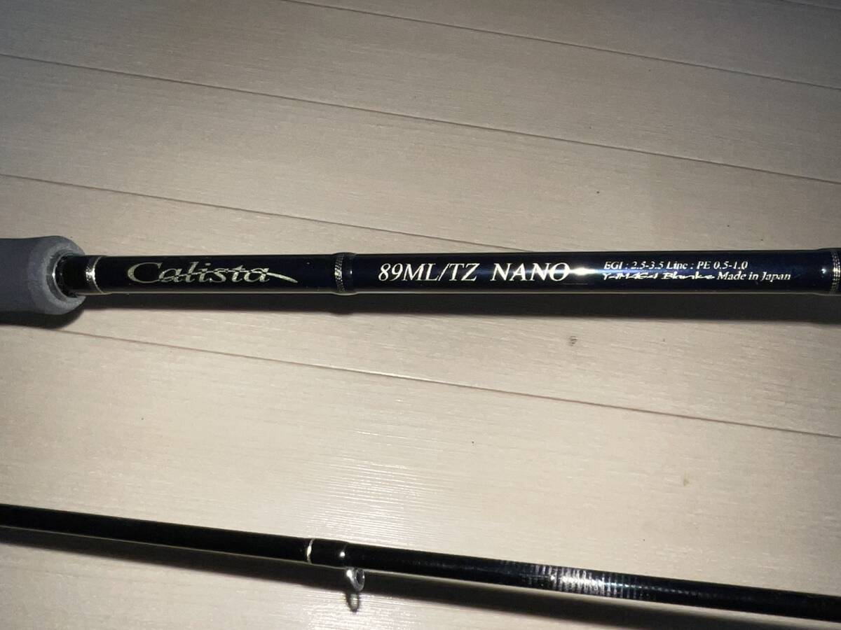 Calista 89ML/TZ NANO　カリスタ89ML/TZ NANO ヤマガブランクス YAMAGA Blanks ダイコー ダイワ シマノ Daiwa SHIMANO DAIKO エギ イカ_画像2